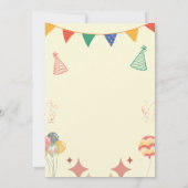 BESTSELLER ! Invitation personnalisée (Dos)