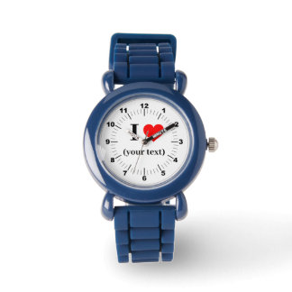 BESTSELLER! Kind I❤️ Roestvrij staal Zwart Nummer Horloge