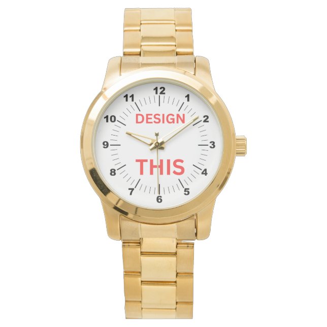 BESTSELLER ! Montre Homme - ⌚- Or surdimensionné (devant)