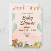 BESTSLELER ! Invitation baby shower (Devant)