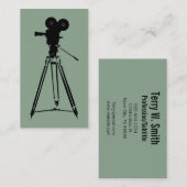 Bestuurder filmmaker visitekaartje (Voorkant / Achterkant)