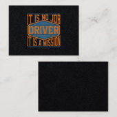 Bestuurder - Het is geen baan, het is een opdracht Visitekaartje (Voorkant / Achterkant)