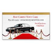 bestuurder stadswagen magnetisch visitekaartje (Voorkant)