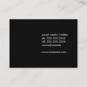 Bestuurder Visitekaartje (Achterkant)