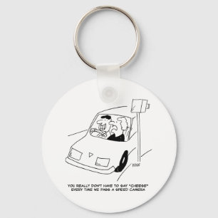 Bestuurder zegt 'kaas' bij het passeren van een fl sleutelhanger