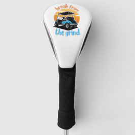 Bestuurdershoes voor blauwe golfkar golfheadcover