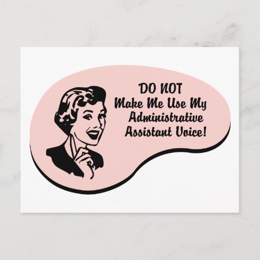 Bestuursassistent-stem Briefkaart (Voorkant)