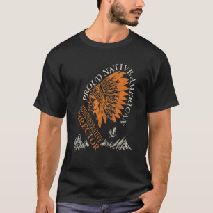 Bestuursdirecteur Pro Native American Job T-shirt