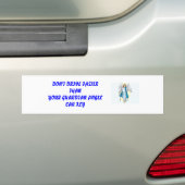 BESTUURT NIET SNELLER DAN UW GARDIAN ... BUMPERSTICKER (Op auto)