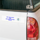 BESTUURT NIET SNELLER DAN UW GARDIAN ... BUMPERSTICKER (Op Truck)