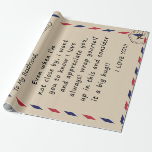 BestVriend Gift Voor mijn beste vriend hou ik va Cadeaupapier