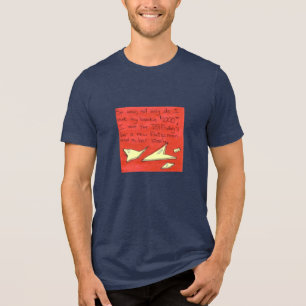 Bet groot, verlies groter: boze gokker ongeluksver Tri-Blend shirt