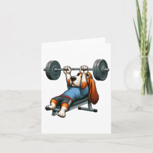 Bet Hound Gewichtheffen Fitness Gym Training Body Kaart