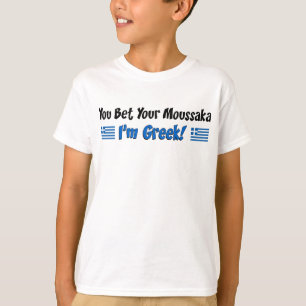 Bet Uw Moussaka Grieks T-shirt