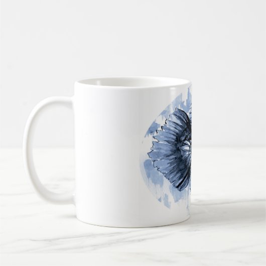Bêta bleue Poisson Mug (Gauche)
