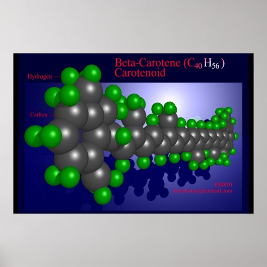 Bèta-Caroteen (afdruk) Poster (Voorkant)