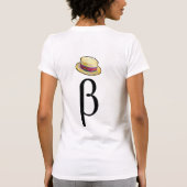 Beta-Pet op de achterkant T-shirt (Achterkant)