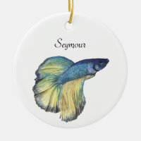 Bêta Poisson Ornement en céramique