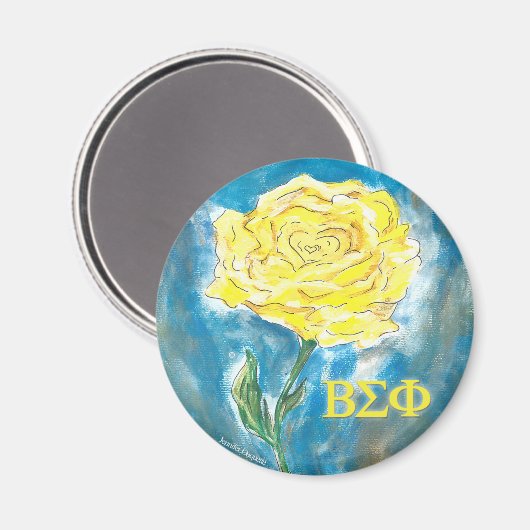 Beta Sigma Phi Magnet (Recto/Verso)