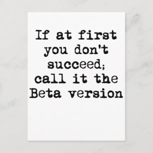 Beta-versie Briefkaart