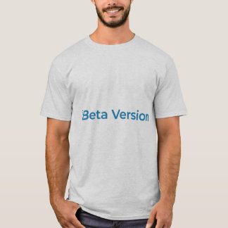 Bèta Versie – Tech Geek Typografie Ontwerp T-shirt