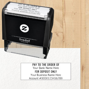 Betaal aan de Orde van Custom Business Kantoor Ban Zelfinktende Stempel