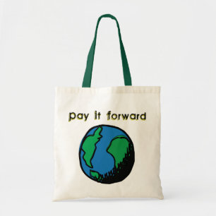 Betaal het doorsturen tote bag