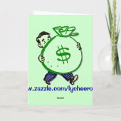 Betaal het versturen wenskaart kaart (Achterkant)