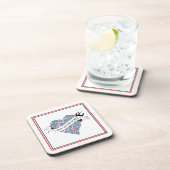 Betaal liefde met geïllustreerd Portugees spreekwo Bier Onderzetter (Rechterzijde)