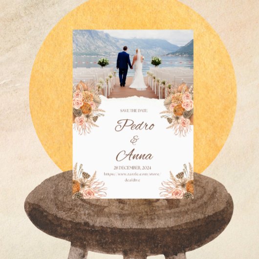 Betaalbare aangepaste bruiloft Kaarten & gepersona