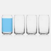 Betaalbare gepersonaliseerde geschenken &  items blikvorm glas (Achterkant)