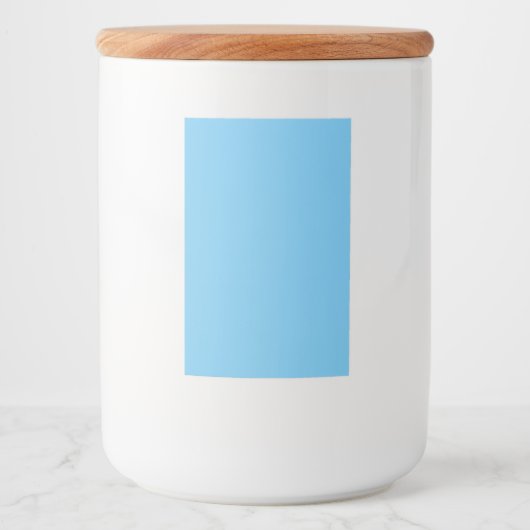 Betaalbare gepersonaliseerde geschenken & items voedselcontainer etiket (Voorkant)
