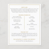 Betaalbare Groene Rouwdienst Programma (Achterkant)