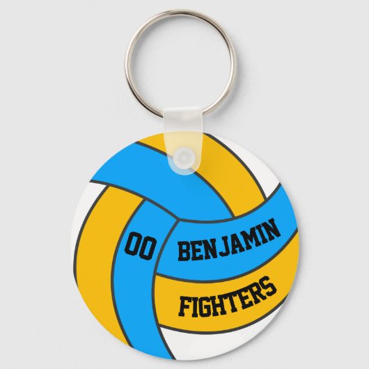 Betaalbare Volleybal Giveaway Gifts & Promoties Sleutelhanger (Voorkant)