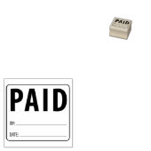 Betaald, accountant, klein bedrijf 	rubberstempel (Gestempeld)