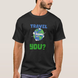 Betaald om te reizen en u ontwerpt een stuurman t-shirt