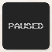 BETAALD VIERKANTE KARTONNEN ONDERZETTER (Voorkant)