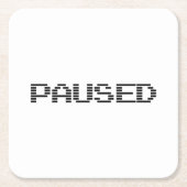 BETAALD VIERKANTE KARTONNEN ONDERZETTER (Voorkant)