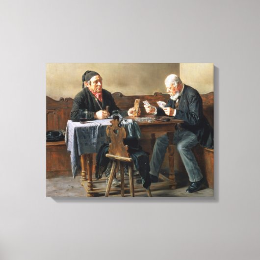 Betaaldag, 1887 canvas afdruk (Voorkant)