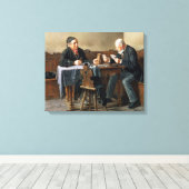 Betaaldag, 1887 canvas afdruk (Insitu (Houten vloer))