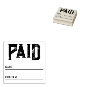 Betaalde Custom Business Rubber Stamp Rubberstempel