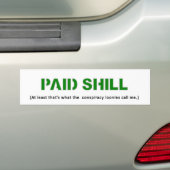 Betaalde Shill Sticker (Op auto)