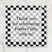 Betaalde vlag bedankjes labels (Achterkant)