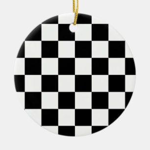 Betaalde vlag keramisch ornament