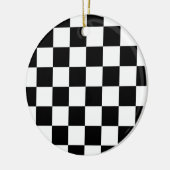 Betaalde vlag keramisch ornament (Links)