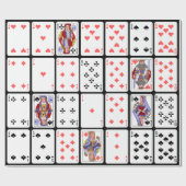 Betaalkaarten Poker Euchre Cadeaus Cadeaupapier (Vlak)