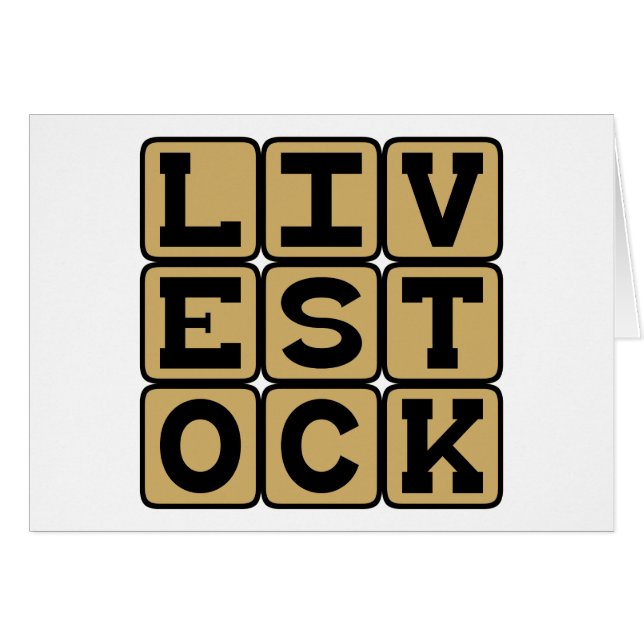 Bétail, bétail (Devant horizontal)