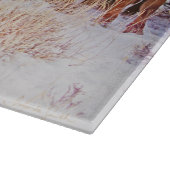 Bétail occidentaux en verre de planche à découper (Coin)