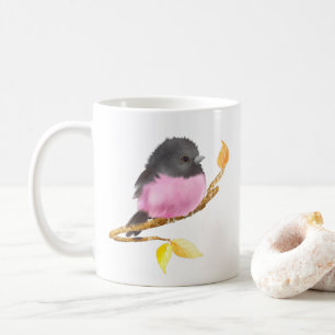 Bête animal rose Robin Oiseau Mug