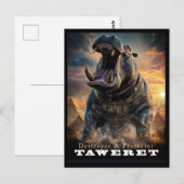 Bête antique & Créatures : Carte postale de Tawere (Devant / Derrière)